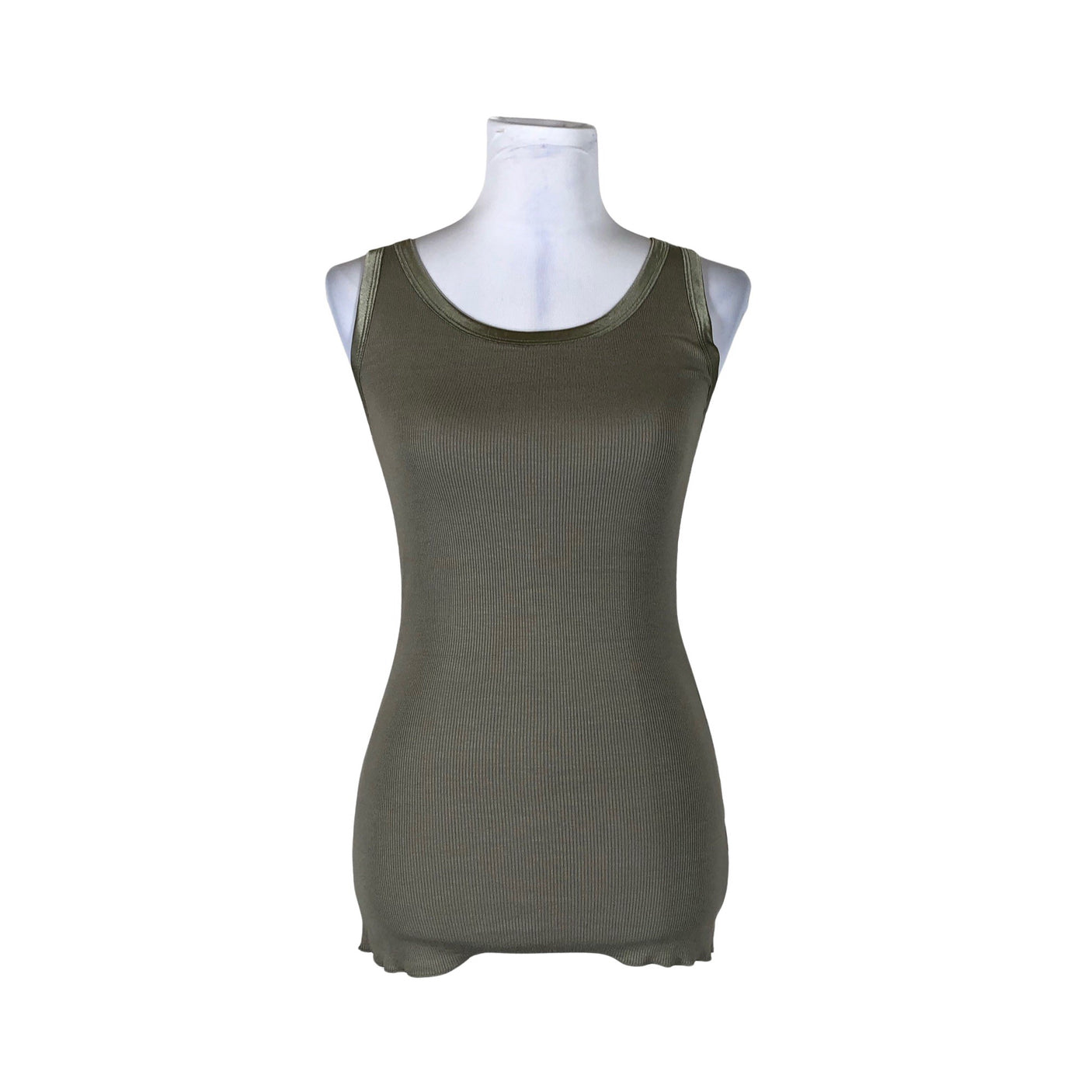 Unisex Soyaconcept - Tricot tank top, size 36 - Green (1)