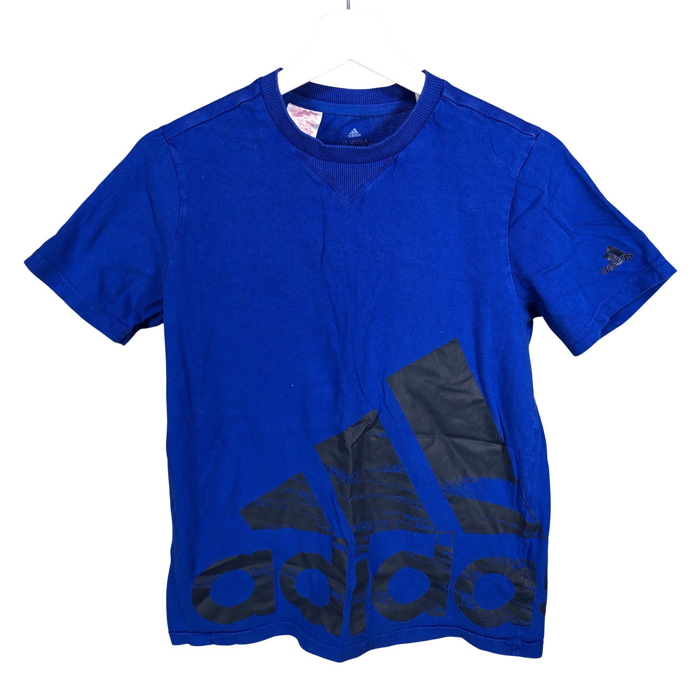 Unisex Adidas - T-shirt, size 158 - 164 - Blue (1)