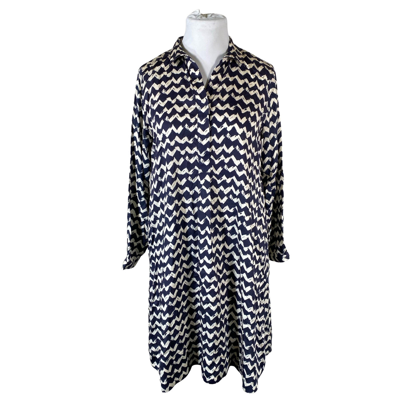 Unisex Milano Italy - Schiffon dress, size 42 - Blue (1)