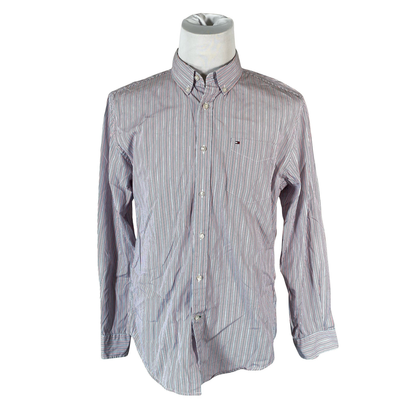 Unisex Tommy Hilfiger - Collared shirt, size L - Blue (1)