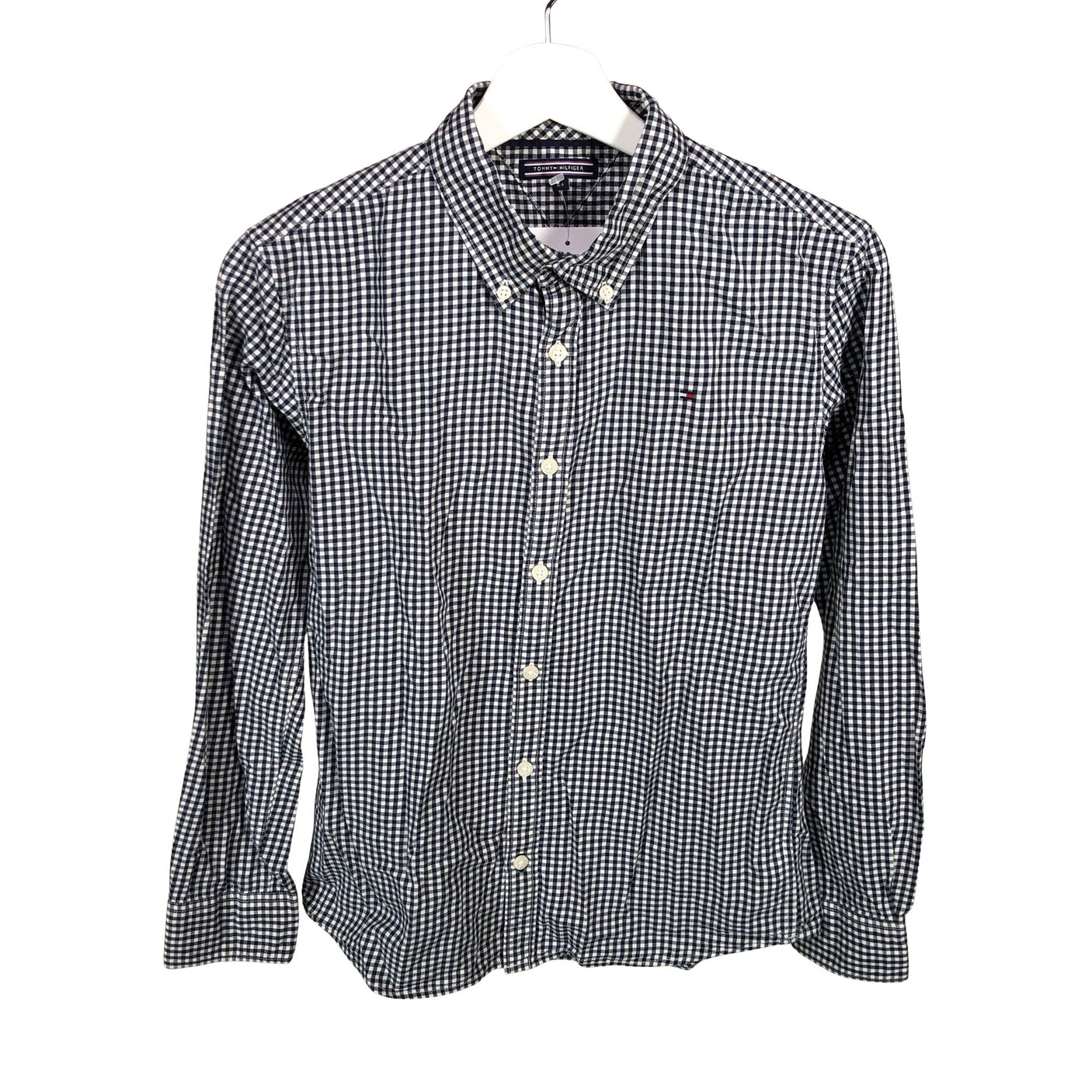 Unisex Tommy Hilfiger - Collared shirt, size 158 - 164 - Blue (1)