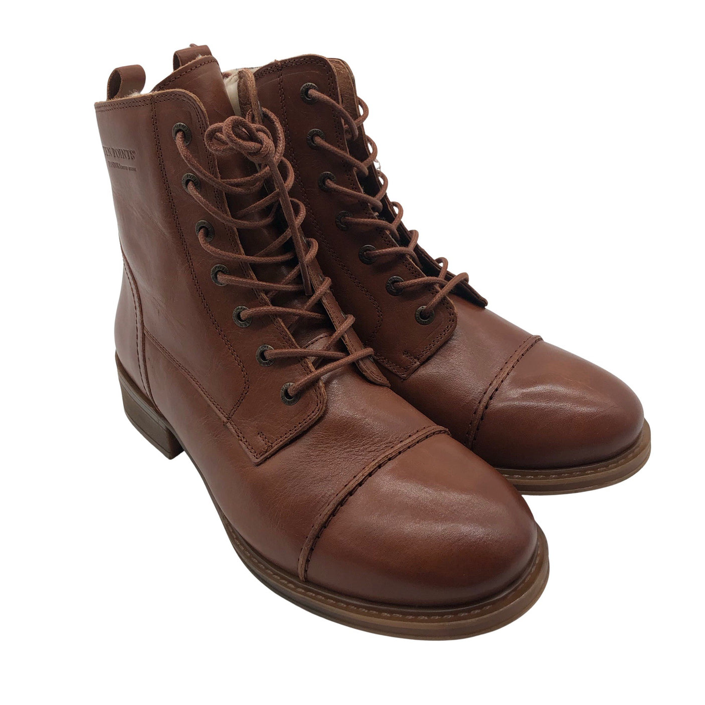 Unisex Ten Points - Ankle boots, size 42 - Brown (2)