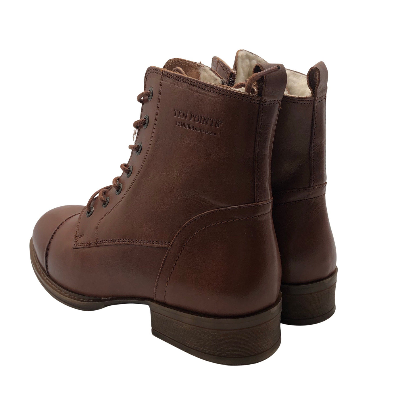 Unisex Ten Points - Ankle boots, size 42 - Brown (3)