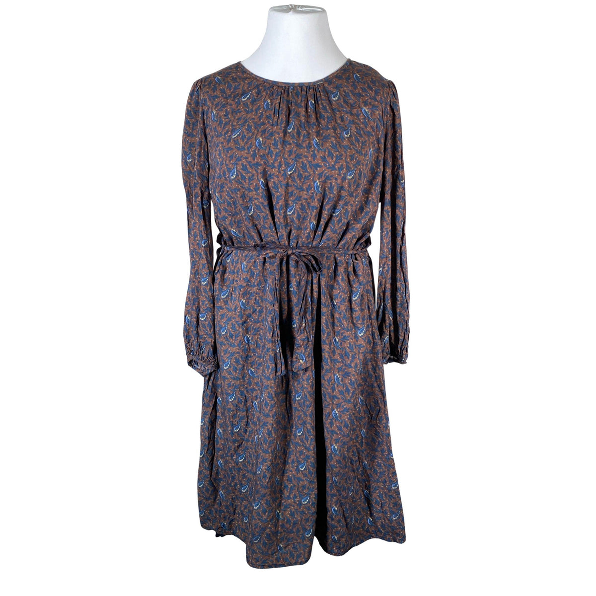 Unisex Lexington - Schiffon dress, size 42 - Brown (1)