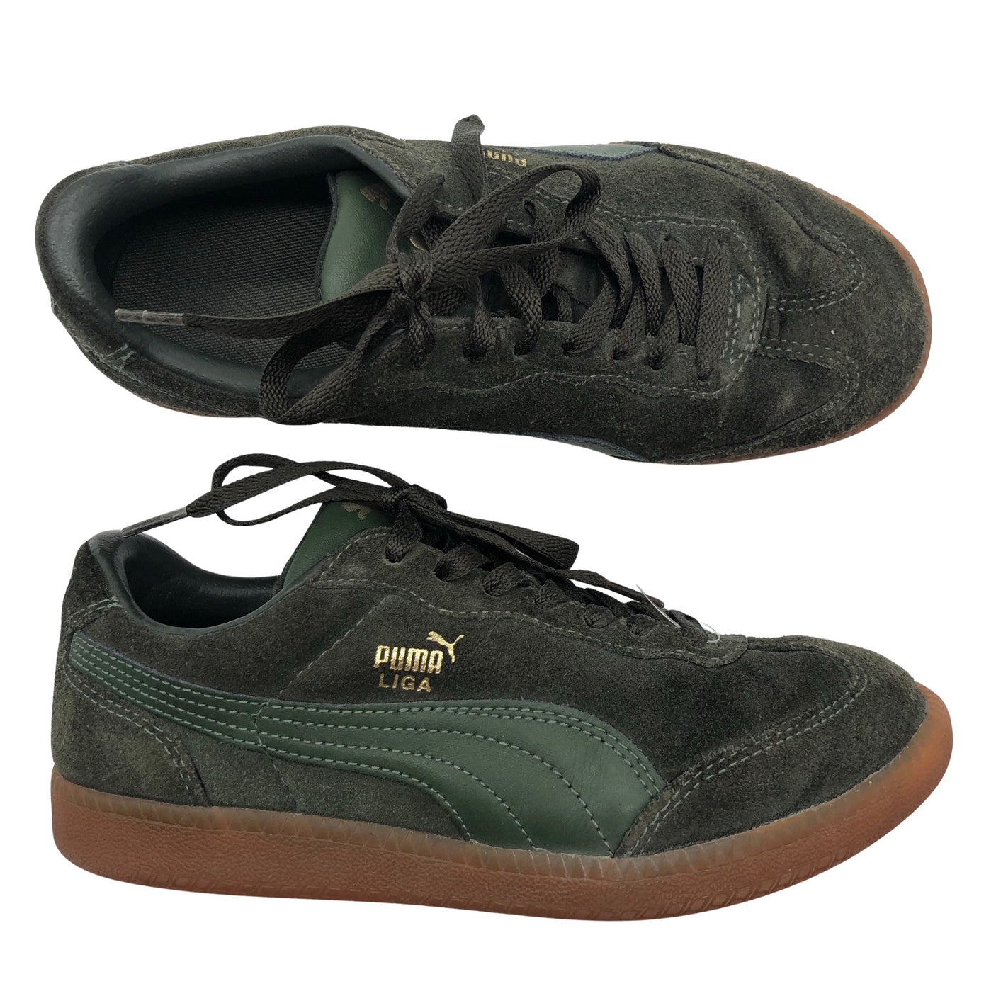 Unisex Puma - Casual sneakers, size 35 - Green (1)