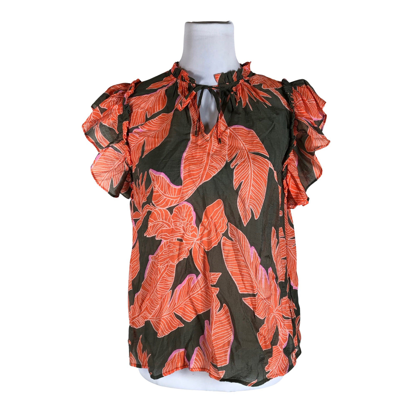 Unisex Mos Mosh - Short-sleeved blouse, size 36 - Orange (1)