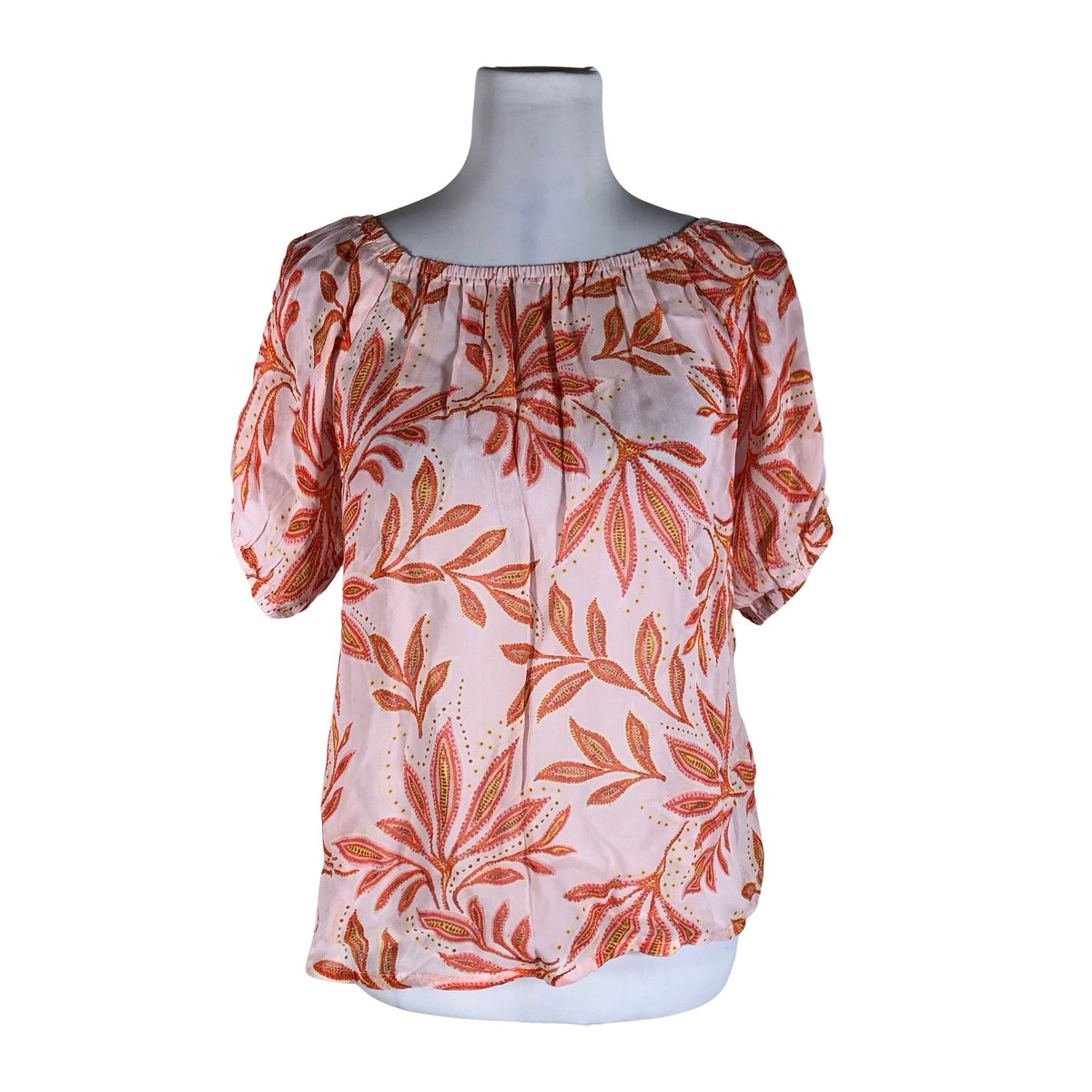 Unisex Part two - Short-sleeved blouse, size 34 - Light pink (1)