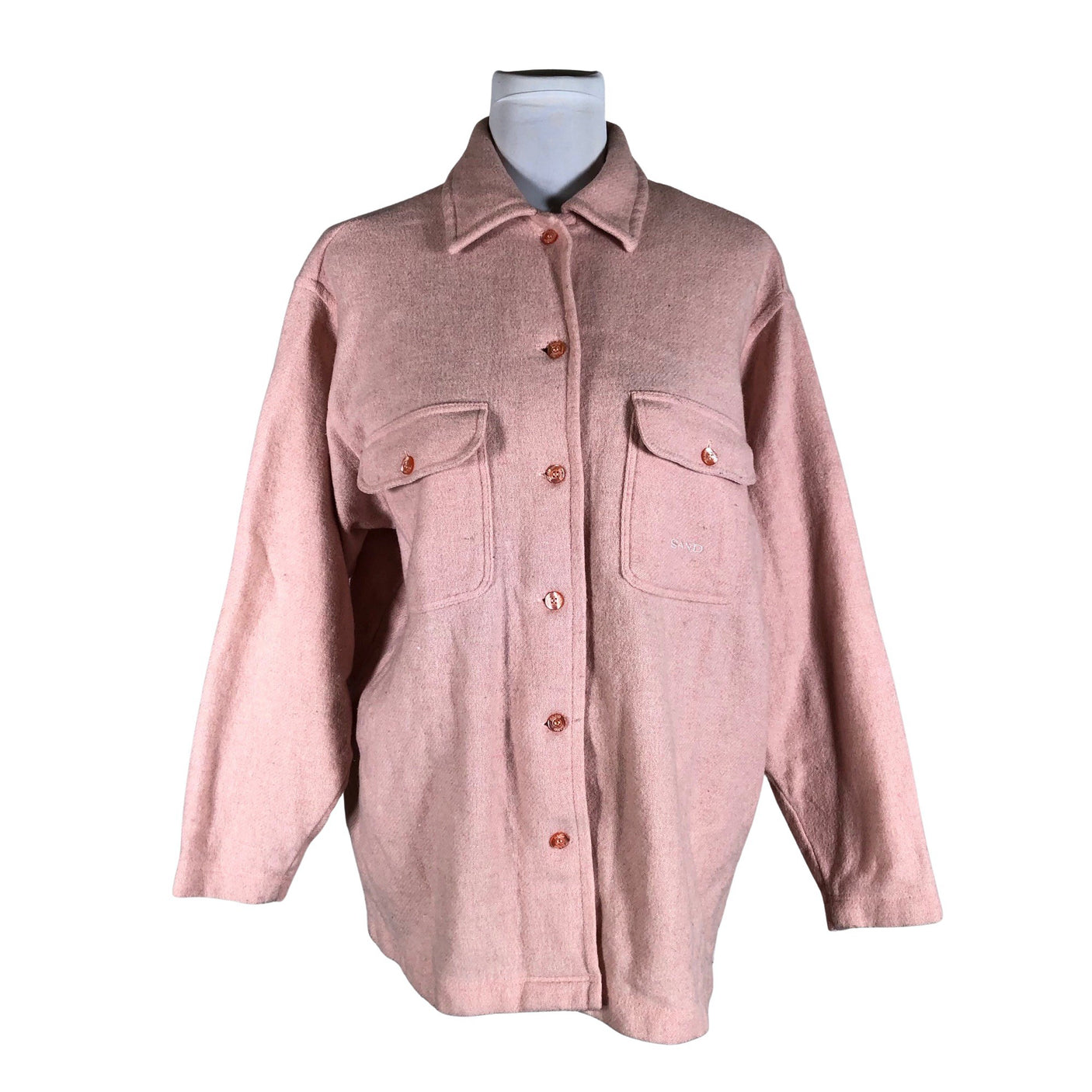 Unisex Sand - Wool coat, size 36 - Light pink (1)