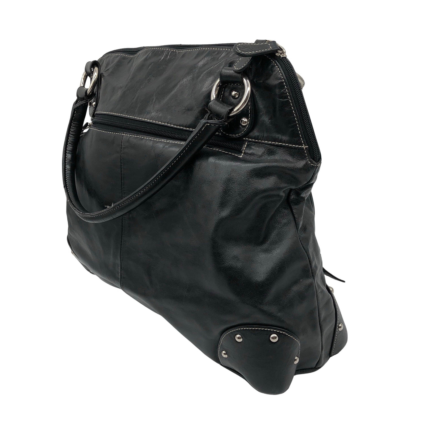 Unisex Minelli - Handbag, size Maxi - Black (2)