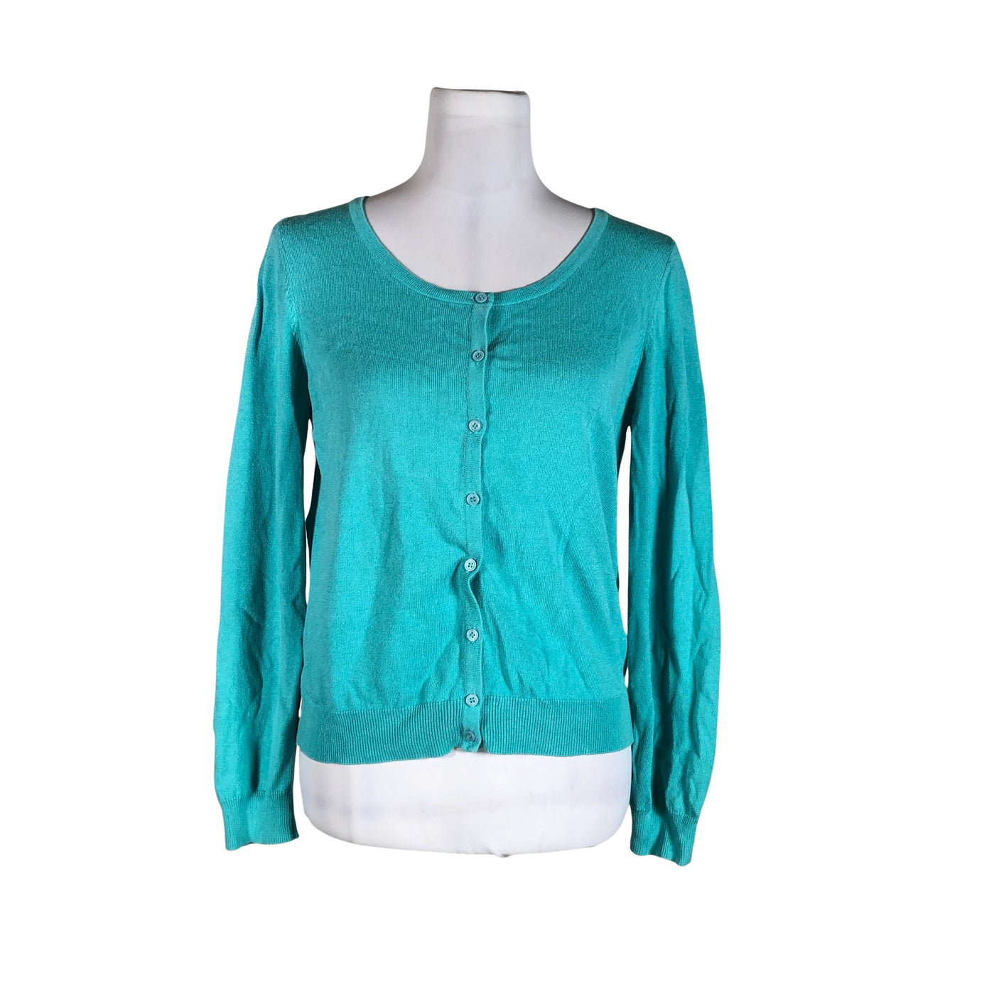 Unisex Your Face - Cardigan, size 40 - Turquoise (1)