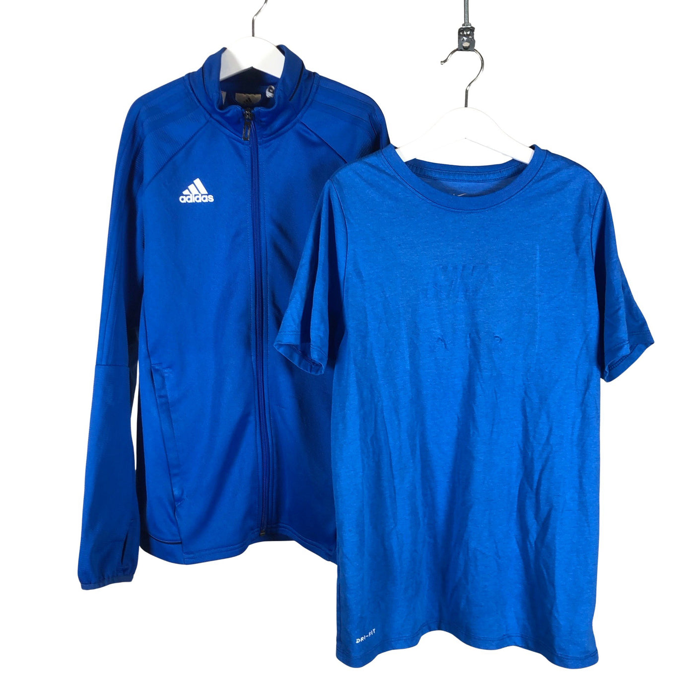Unisex Adidas - Track jacket, size 152 - 158 - Blue (1)