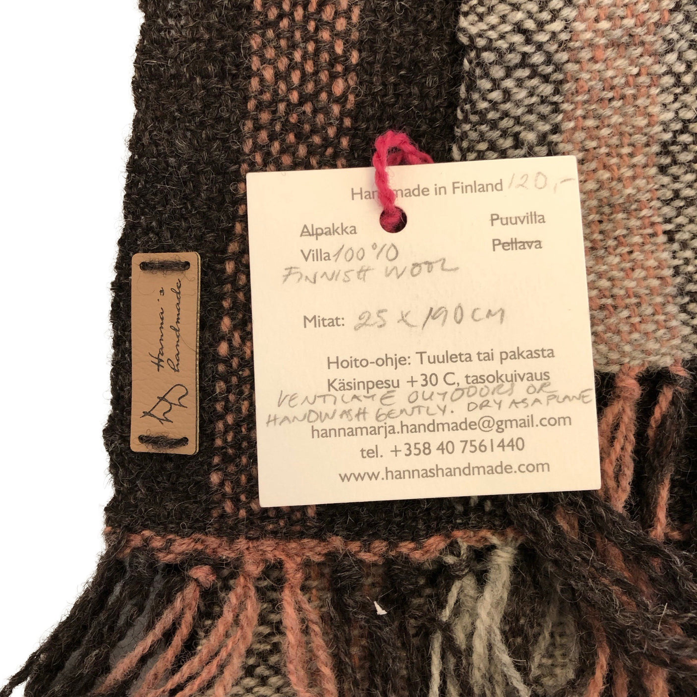 Unisex Handmade - Scarf, size Maxi - Brown (2)