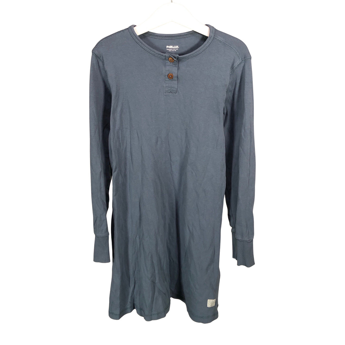 Unisex POMPdeLUX - Tricot dress, size 134 - 140 - Blue (1)