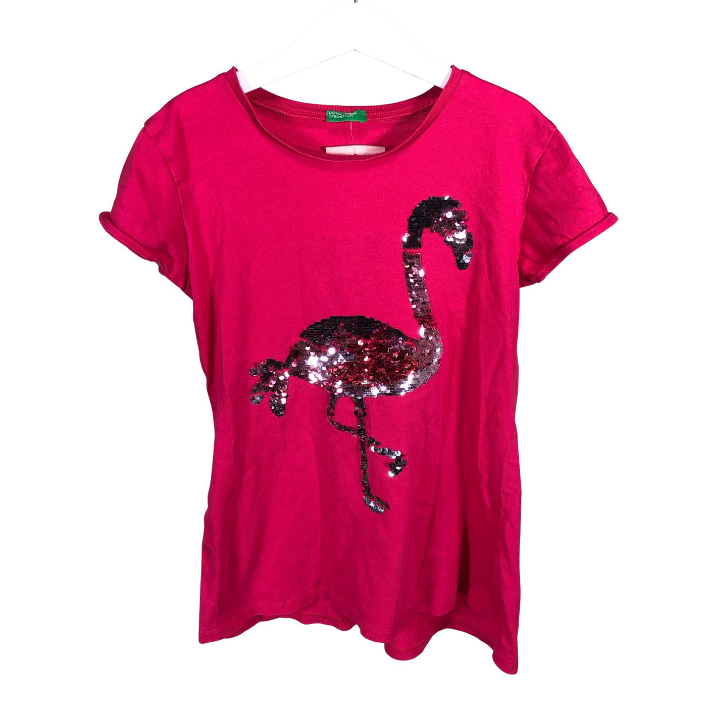 Unisex Benetton - T-shirt, size 146 - 152 - Pink (1)