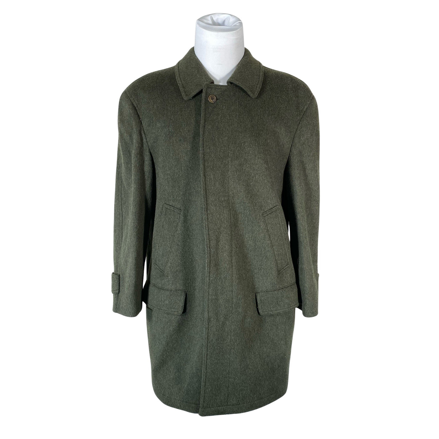 Unisex Himalaya - Wool coat, size L - Green (1)