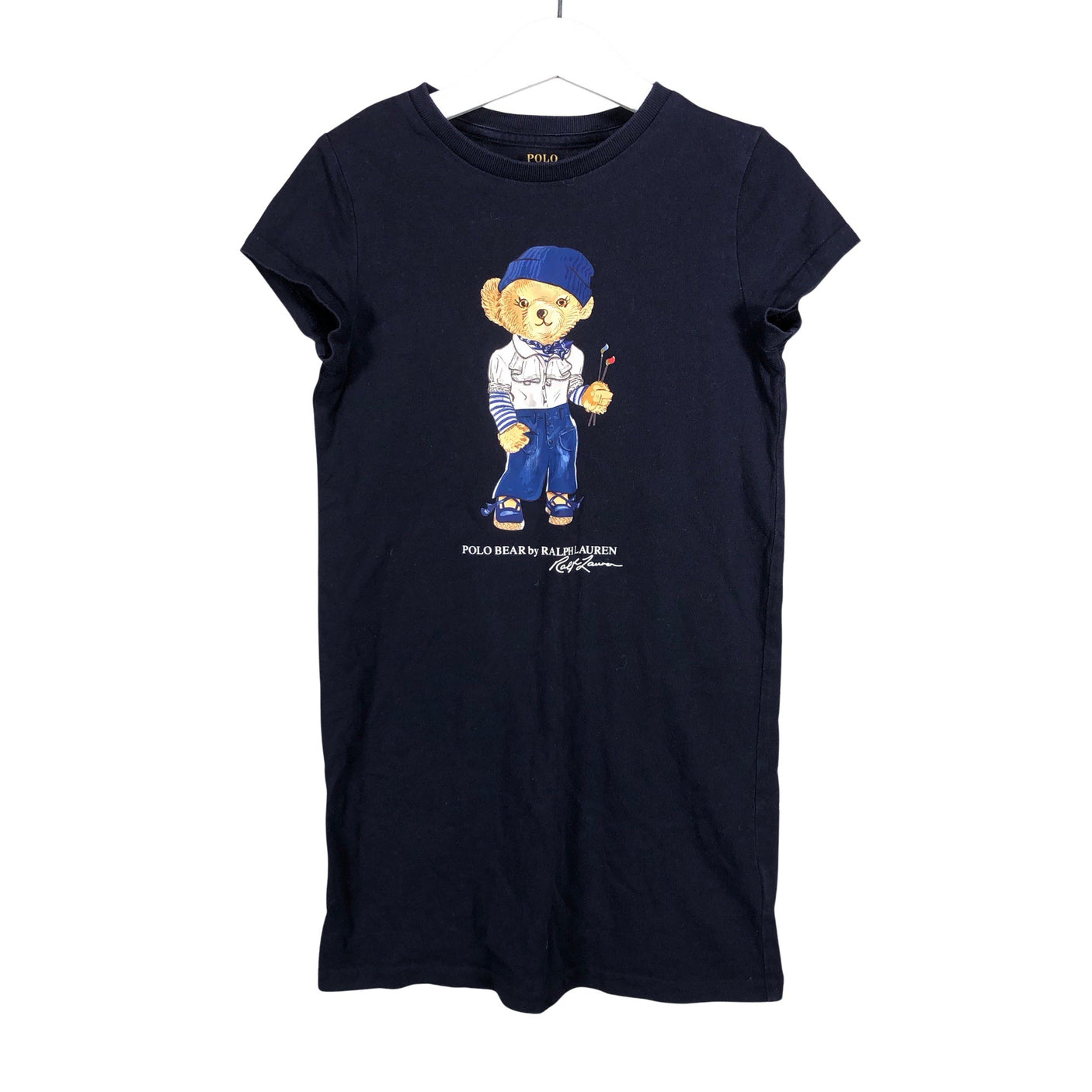 Unisex Polo Ralph Lauren - Tricot dress, size 116 - 122 - Blue (1)