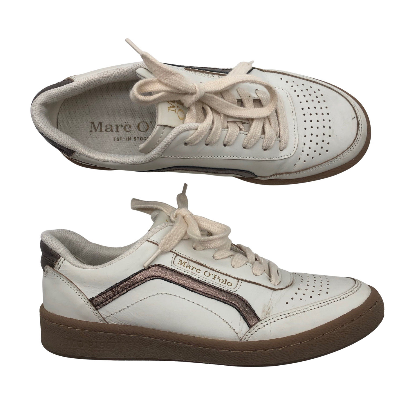 Unisex Marc O'Polo - Casual sneakers, size 37 - White (1)