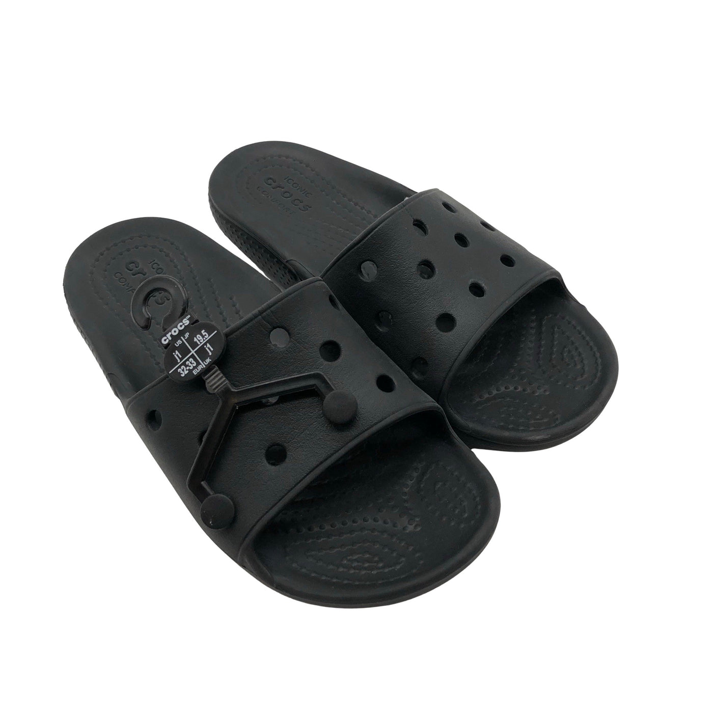 Unisex Crocs - Sandals, size 34 - Black (2)