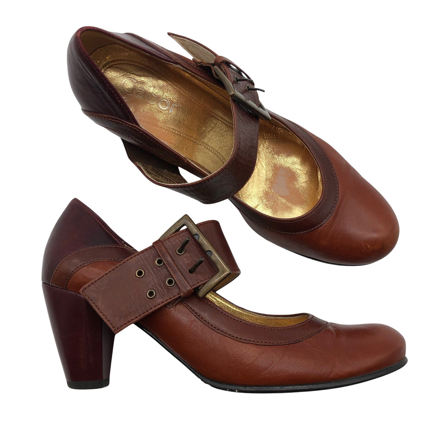 Unisex Gabor - High heels, size 38 - Brown (1)