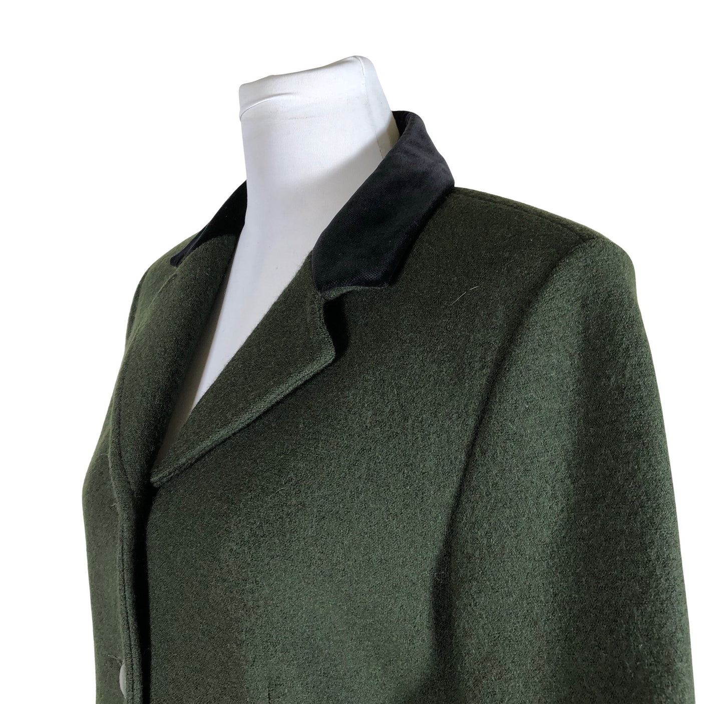 Unisex Geiger - Wool coat, size 38 - Green (3)