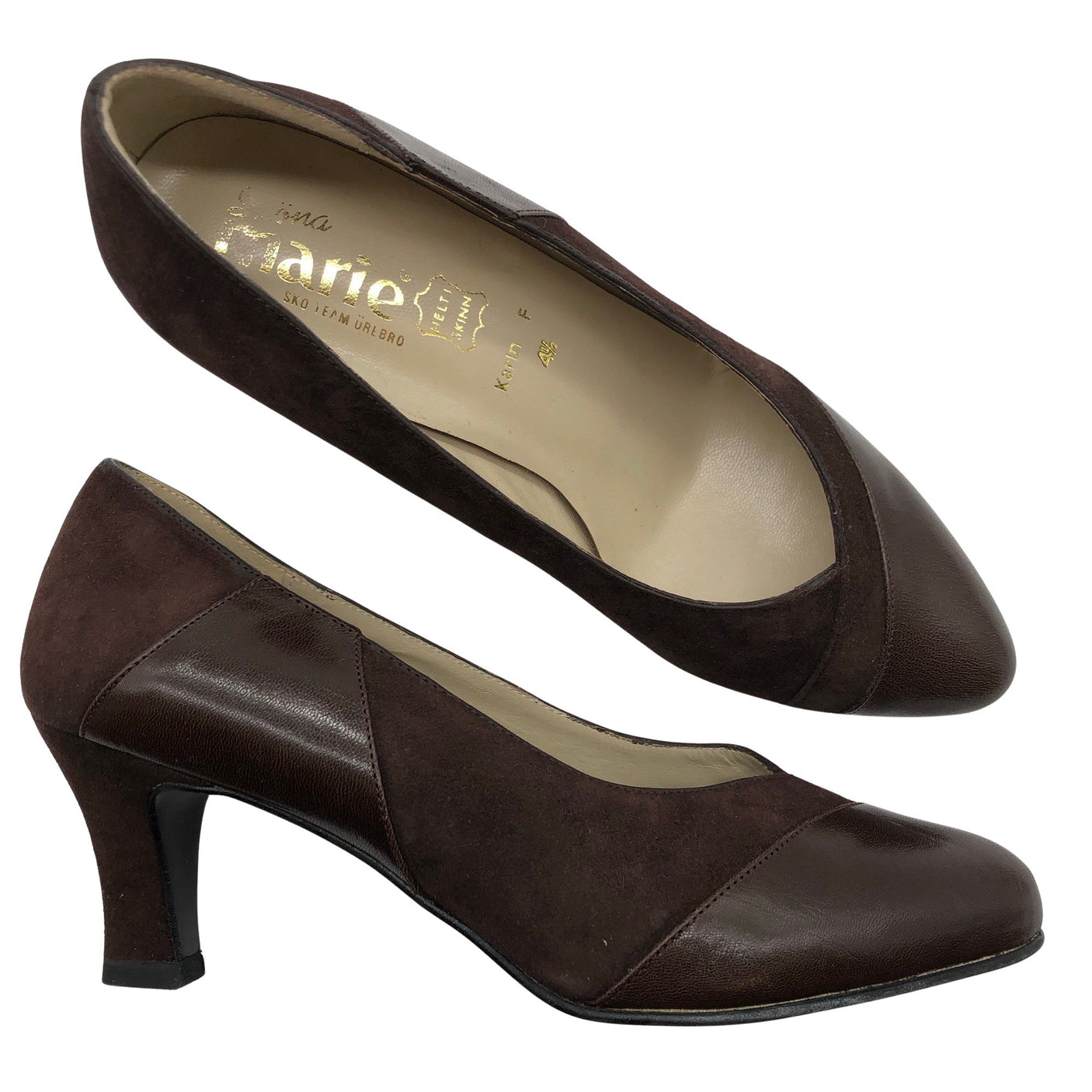 Unisex Sköna Marie - High heels, size 37 - Brown (1)