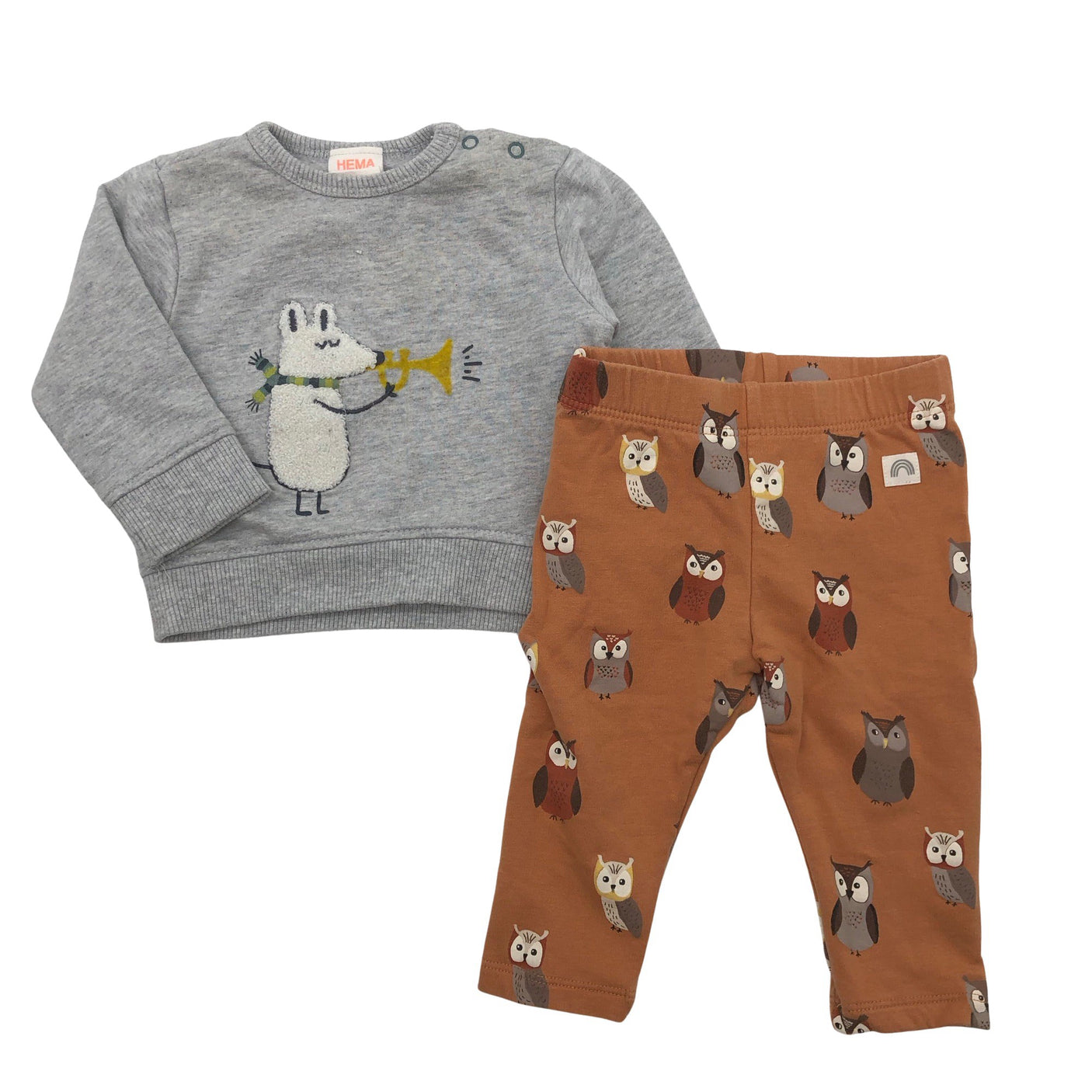 Unisex Hema - Sweatshirt, size 56 - 62 - Brown (1)