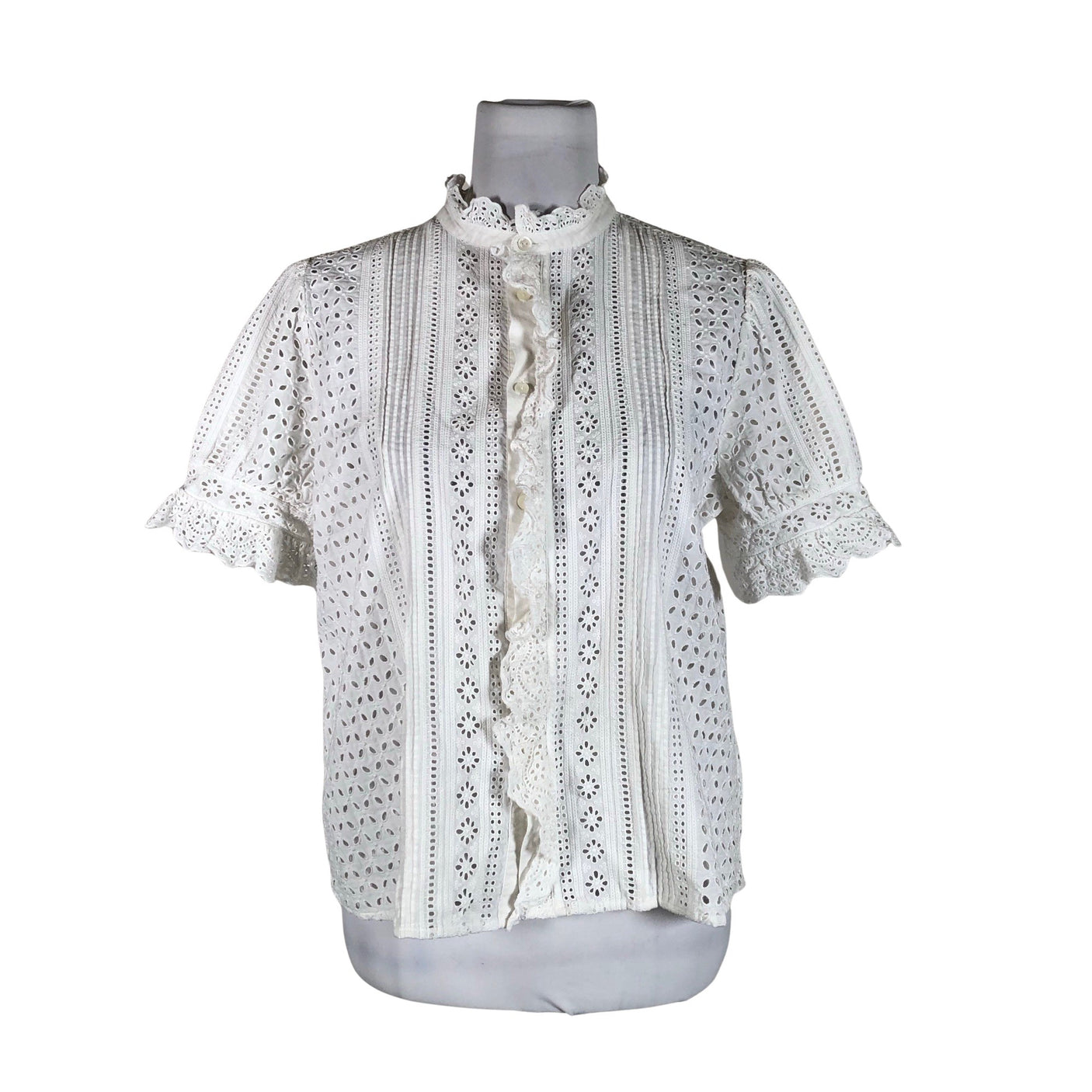 Unisex Polo Ralph Lauren - Short-sleeved blouse, size 36 - White (1)