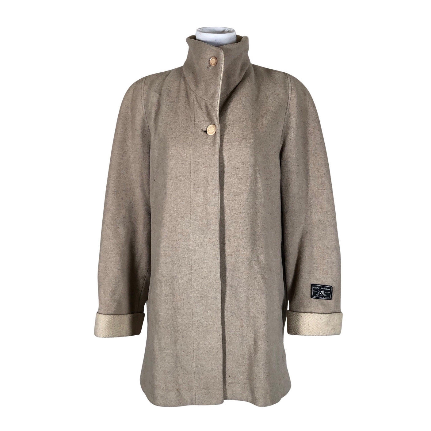 Unisex Aventura - Wool coat, size 40 - Beige (1)