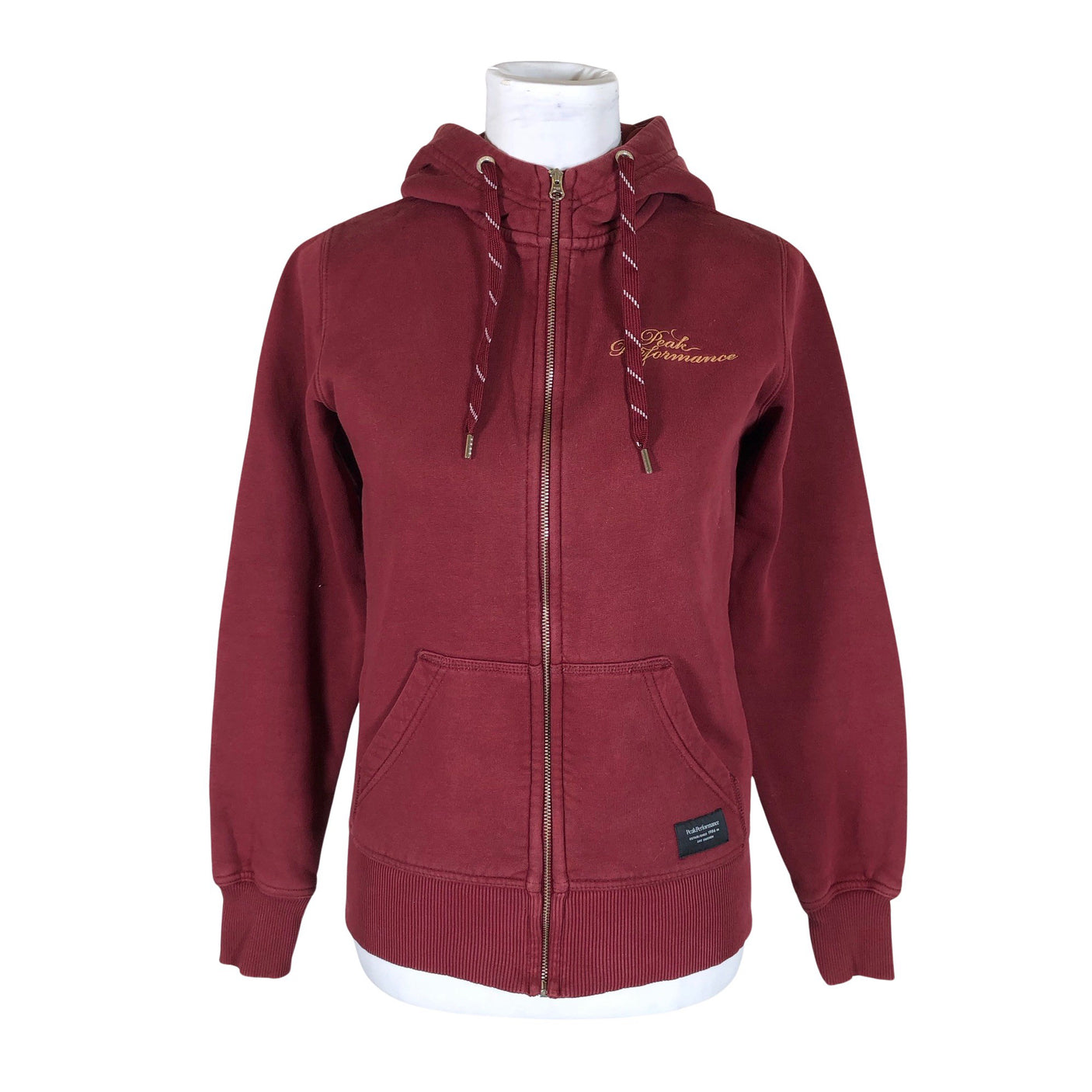 Unisex Peak Performance - Hoodie, size 36 - Wine red (1)