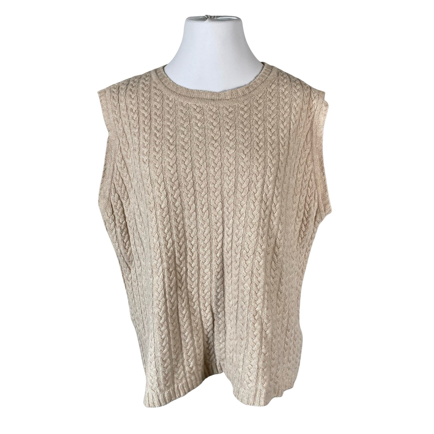 Unisex Papu - Knit vest, size 42 - Beige (1)