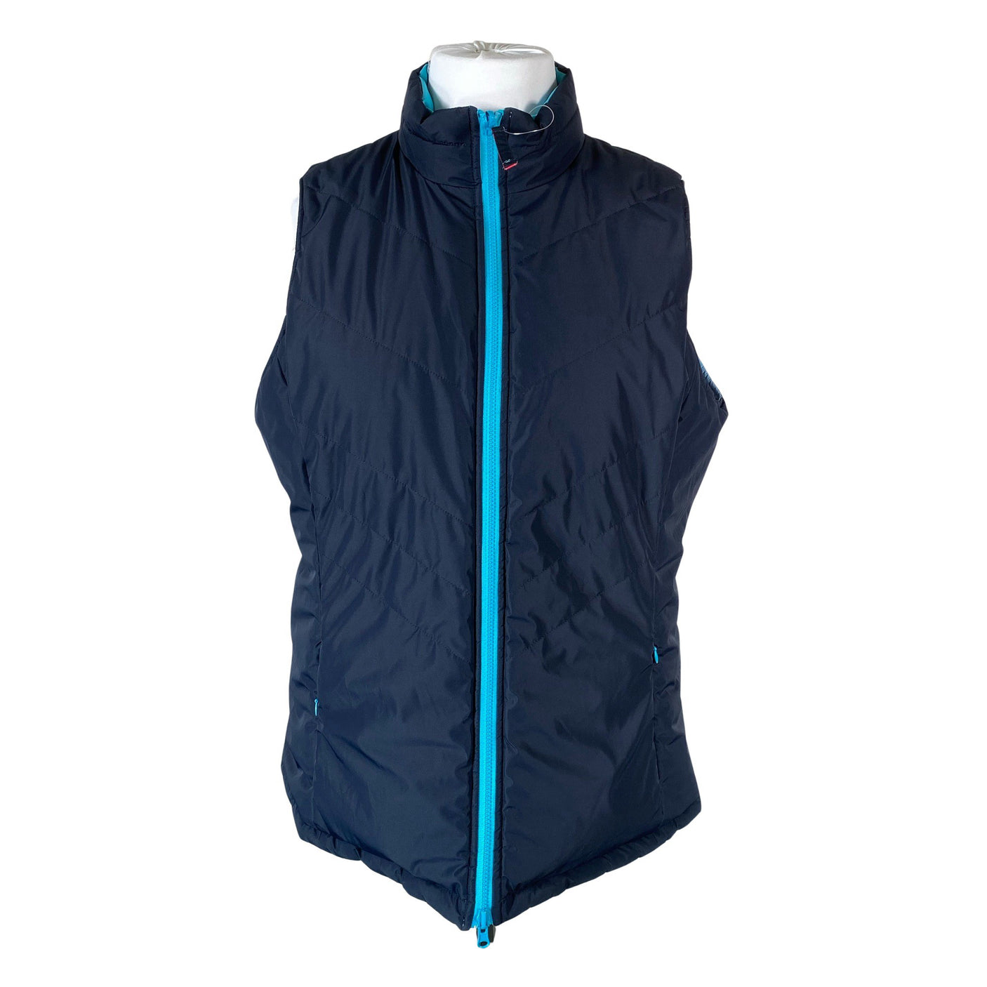 Unisex Ulla Popken - Winter vest, size 46 - Turquoise (3)