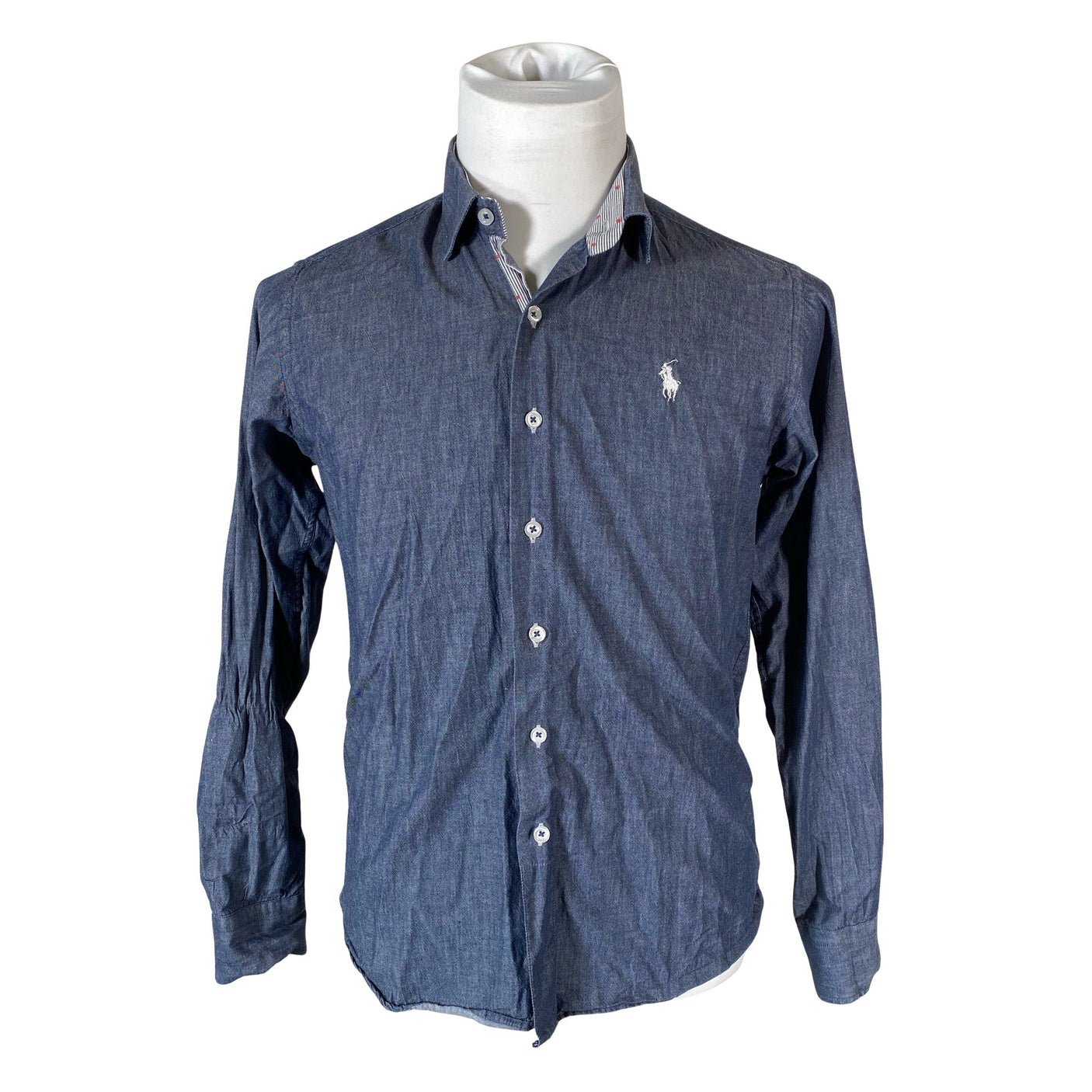 Unisex Polo Ralph Lauren - Collared shirt, size M - Blue (1)