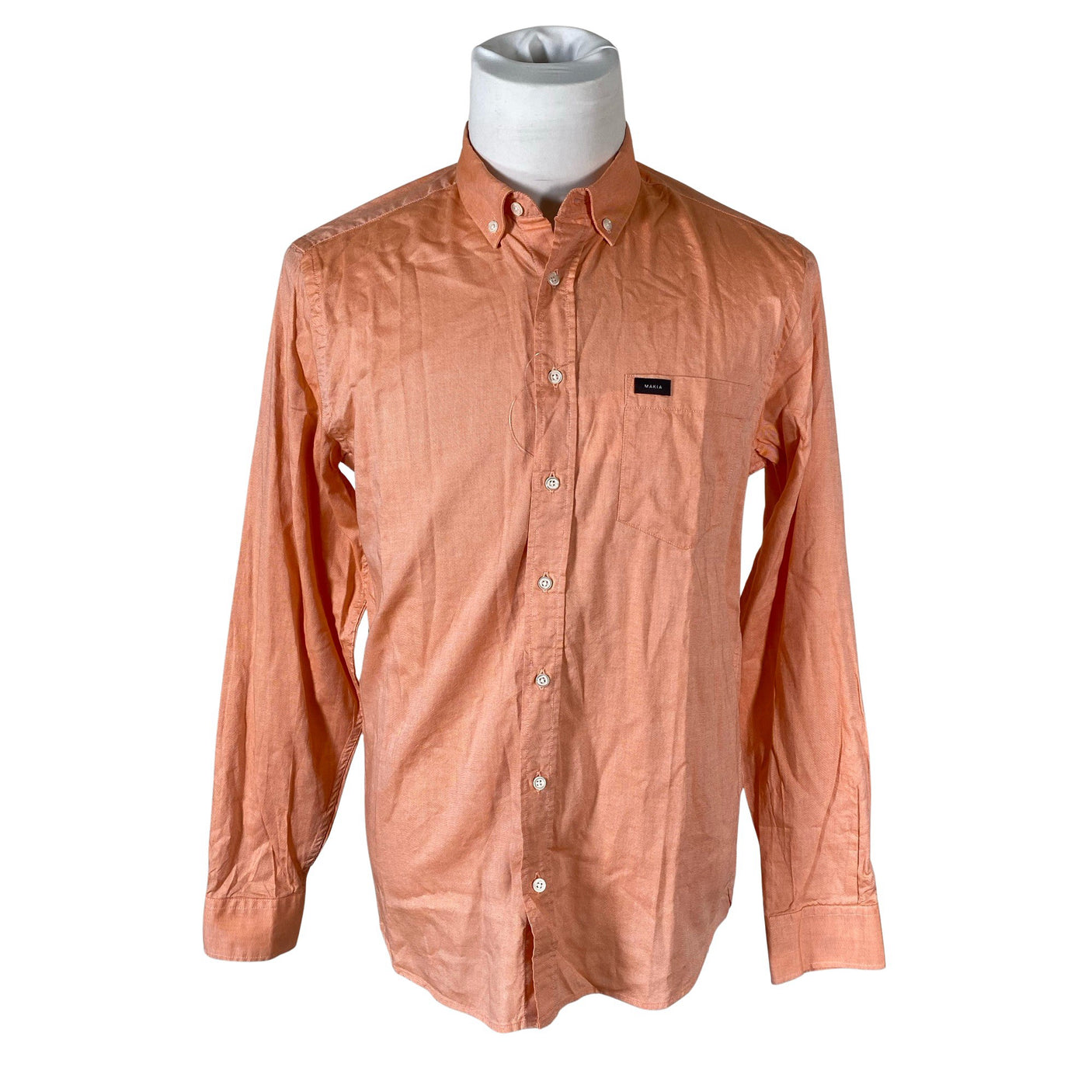 Unisex Makia - Collared shirt, size M - Orange (1)