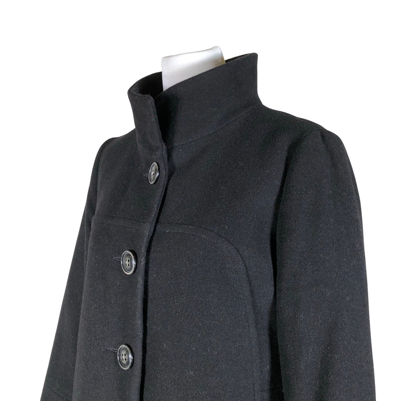 Unisex Flare Collection - Wool coat, size 38 - Black (3)