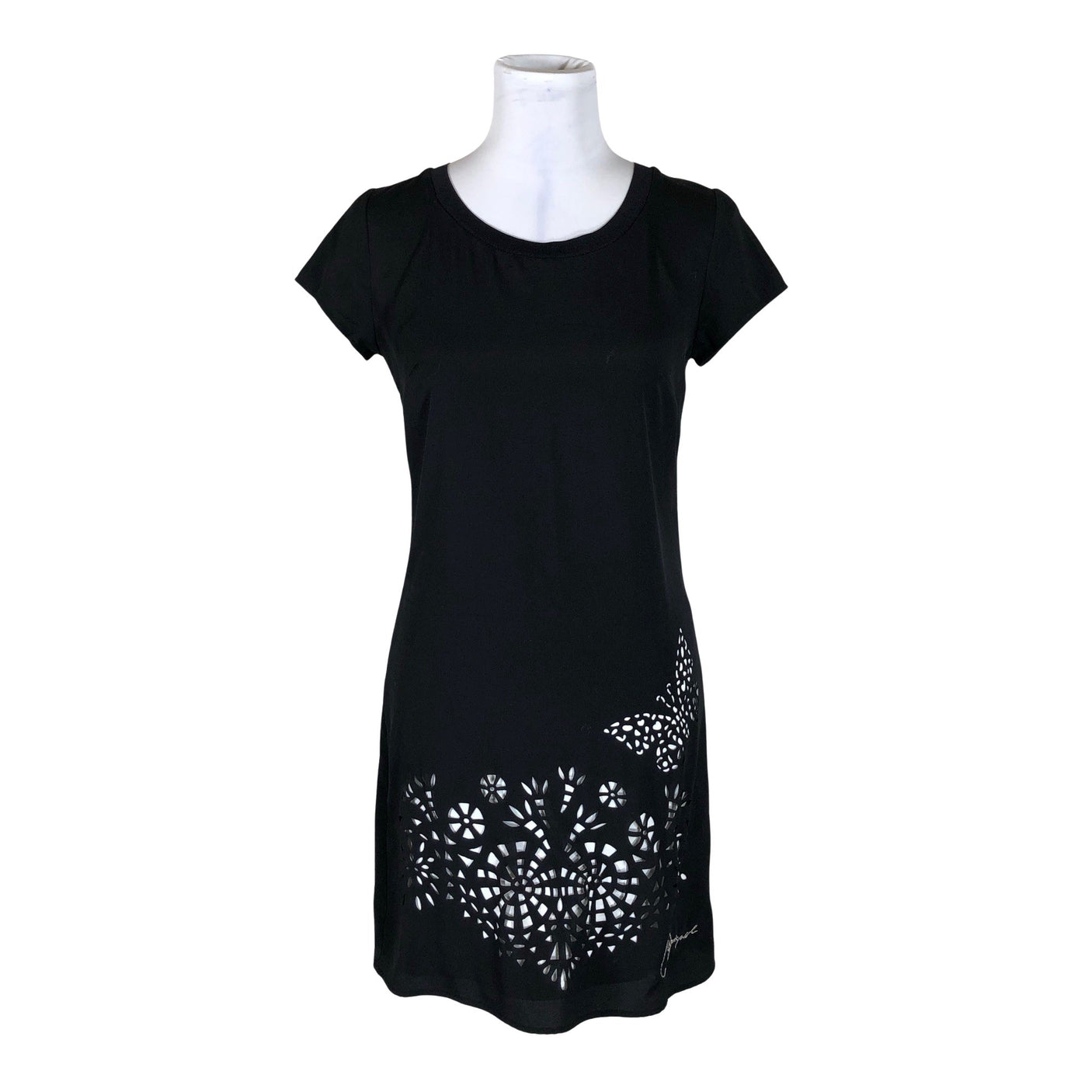 Unisex Desigual - Schiffon dress, size 34 - Black (1)