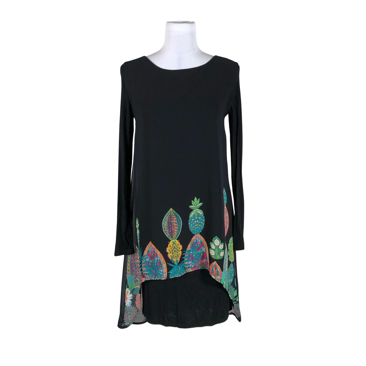Unisex Desigual - Schiffon dress, size 36 - Black (1)
