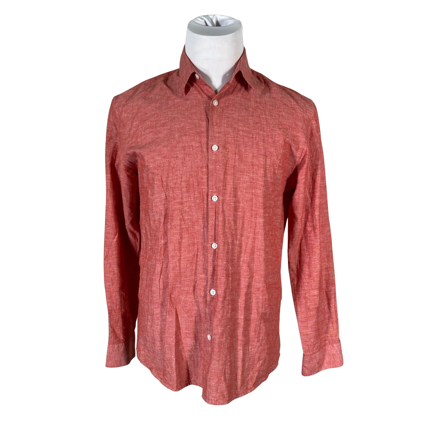 Unisex Selected - Collared shirt, size M - Red (1)