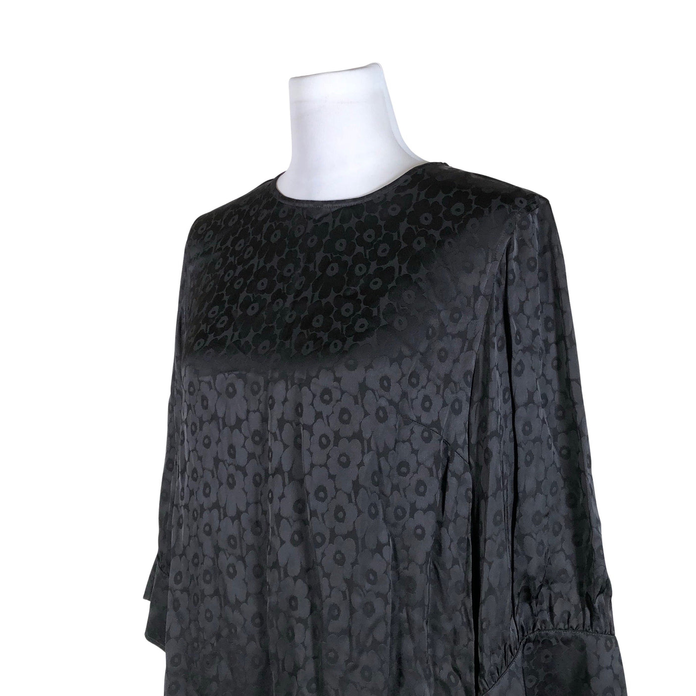 Unisex Marimekko - Schiffon dress, size 36 - Black (3)