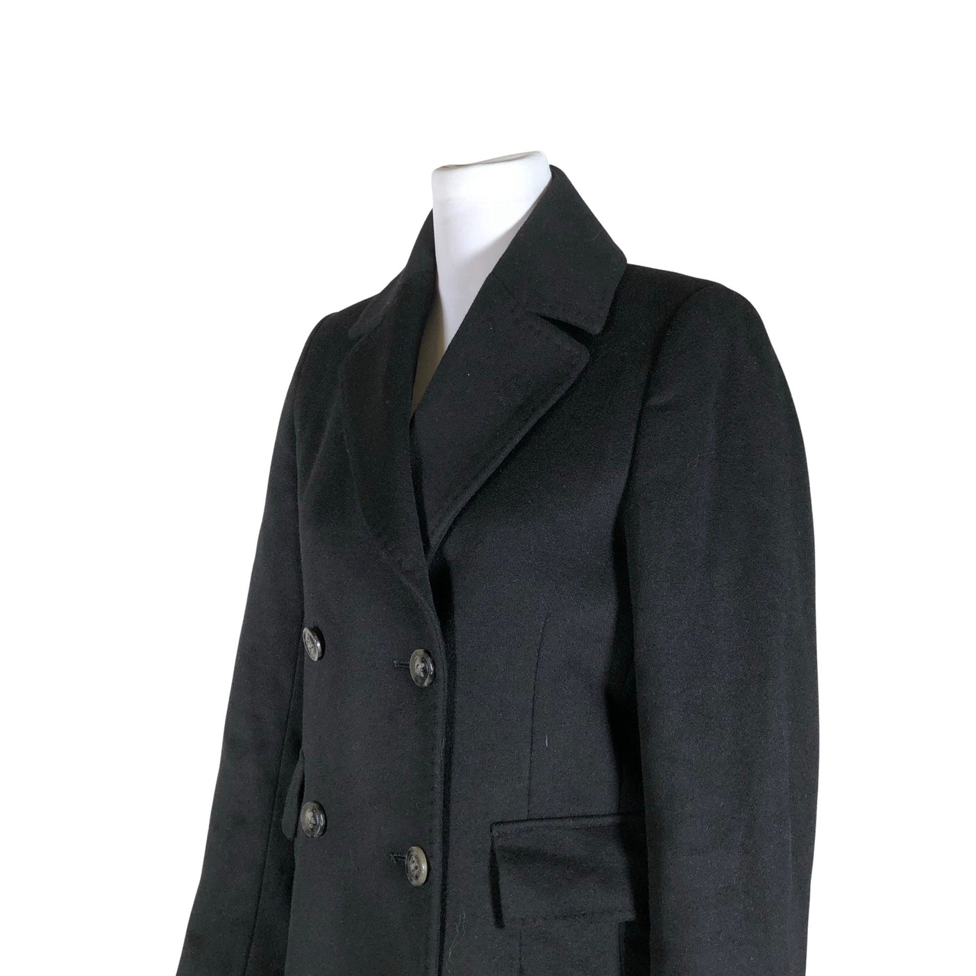 Unisex Sand - Wool coat, size 36 - Black (3)