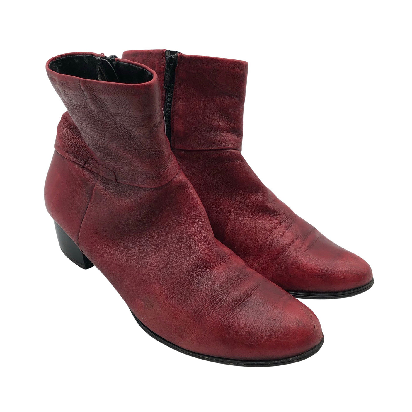 Unisex O.I.S - Ankle boots, size 41 - Red (2)