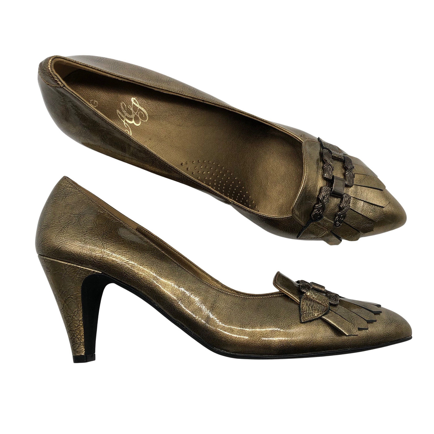 Unisex Atelier Creation - Evening high heels, size 41 - Gold (1)