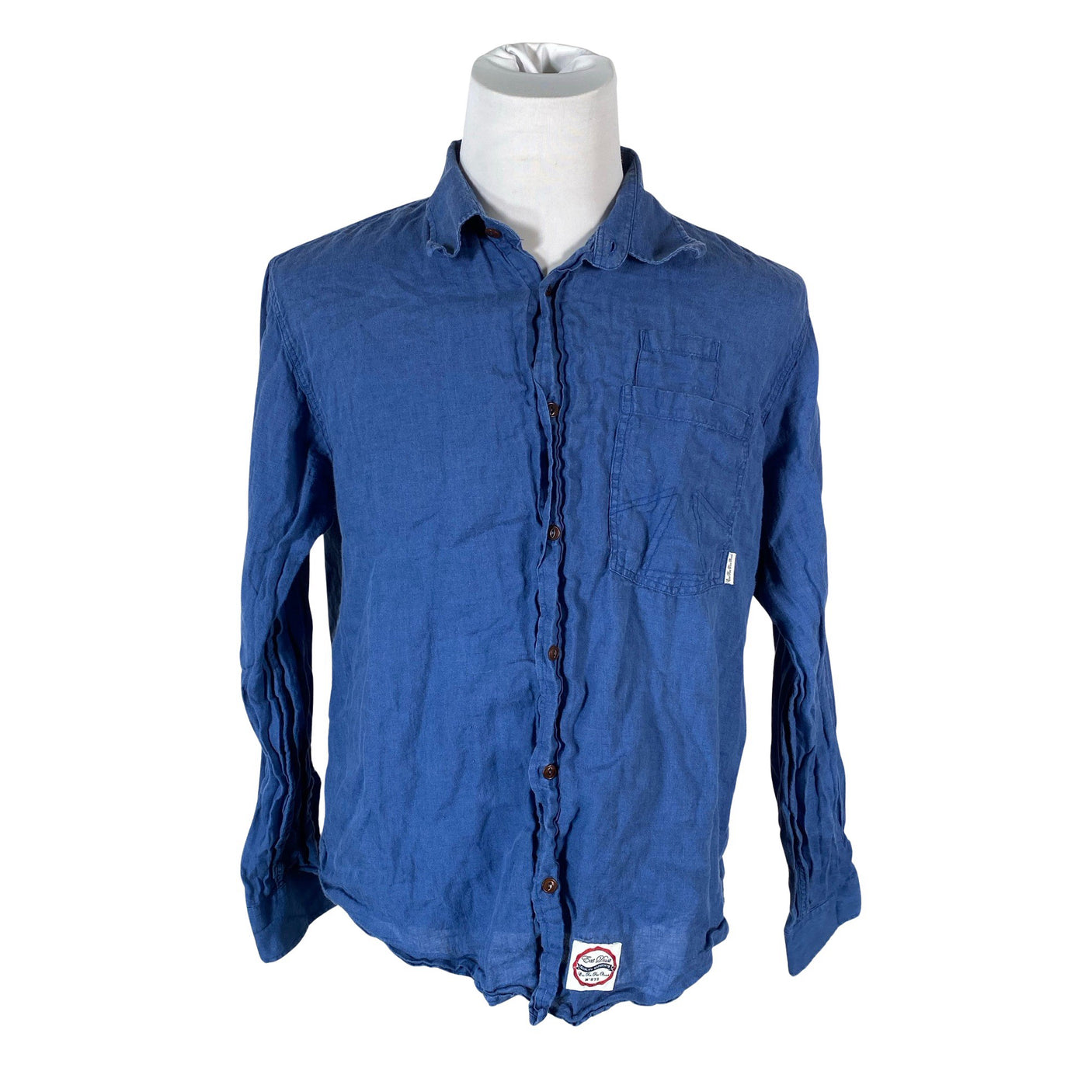 Unisex Eat Dust - Collared shirt, size XL - Blue (1)