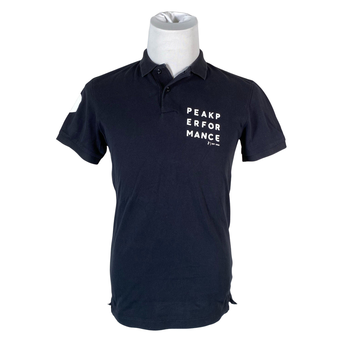 Unisex Peak Performance - Polo shirt, size S - Black (1)