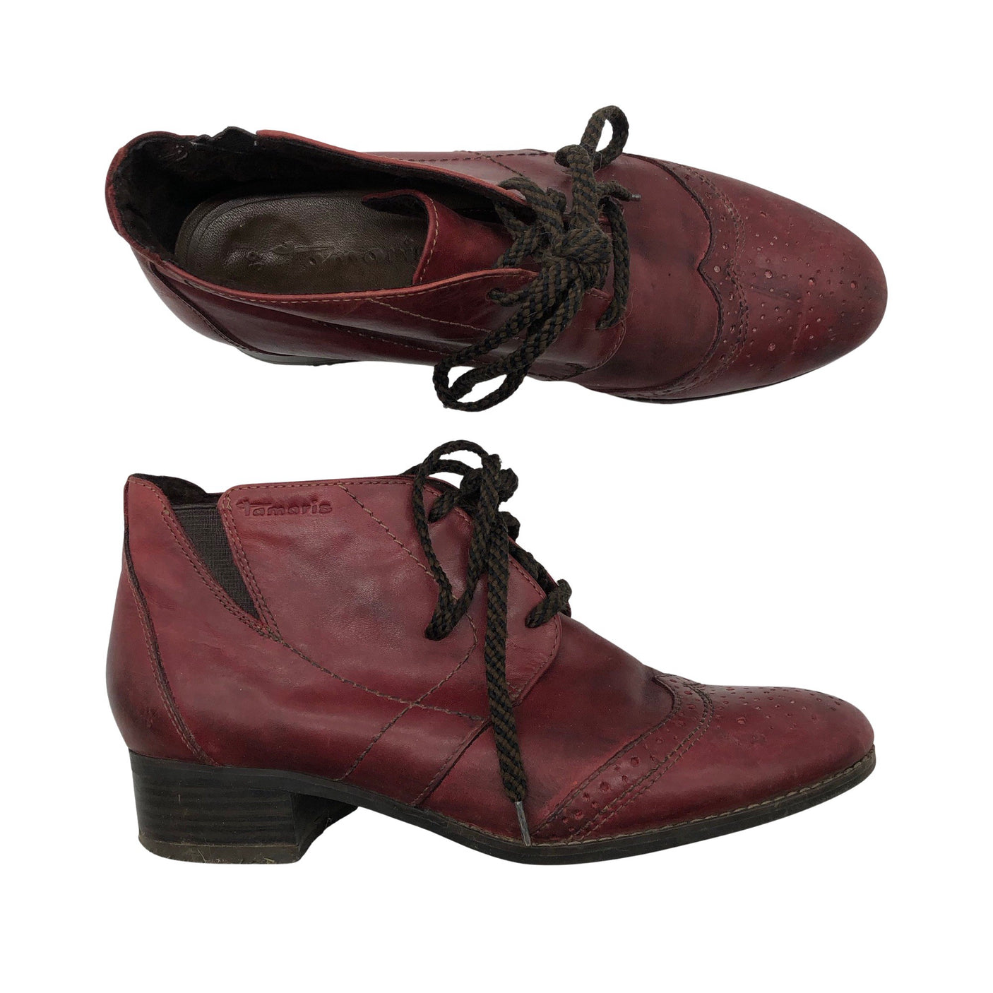 Unisex Tamaris - Ankle boots, size 39 - Red (1)