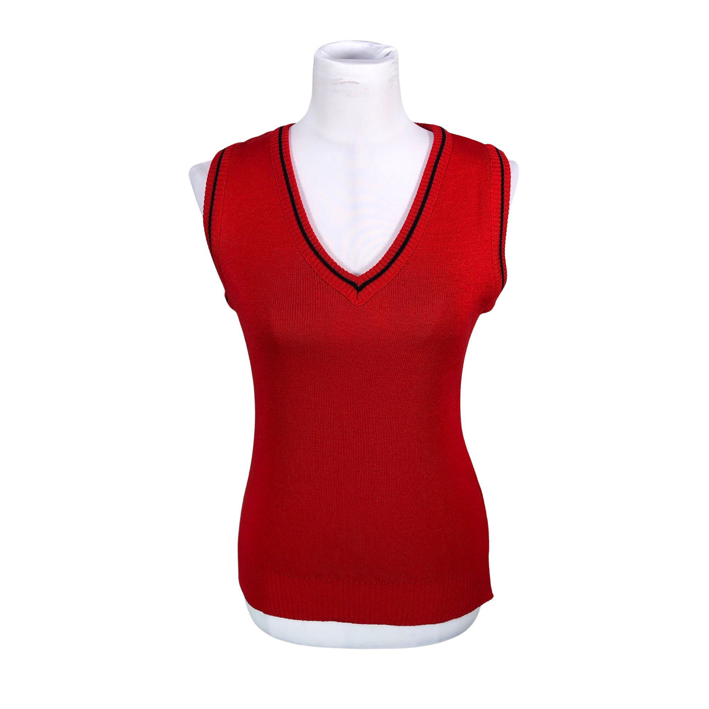 Unisex Norrison - Knit vest, size 36 - Red (1)