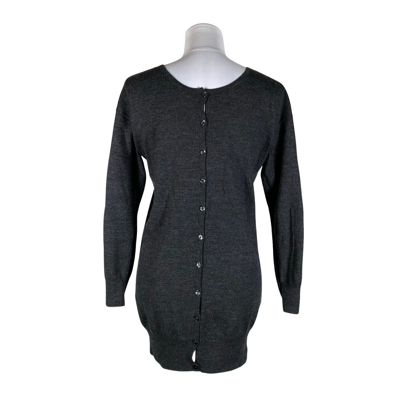 Unisex Uniqlo - Knit tunic, size 36 - Gray (2)