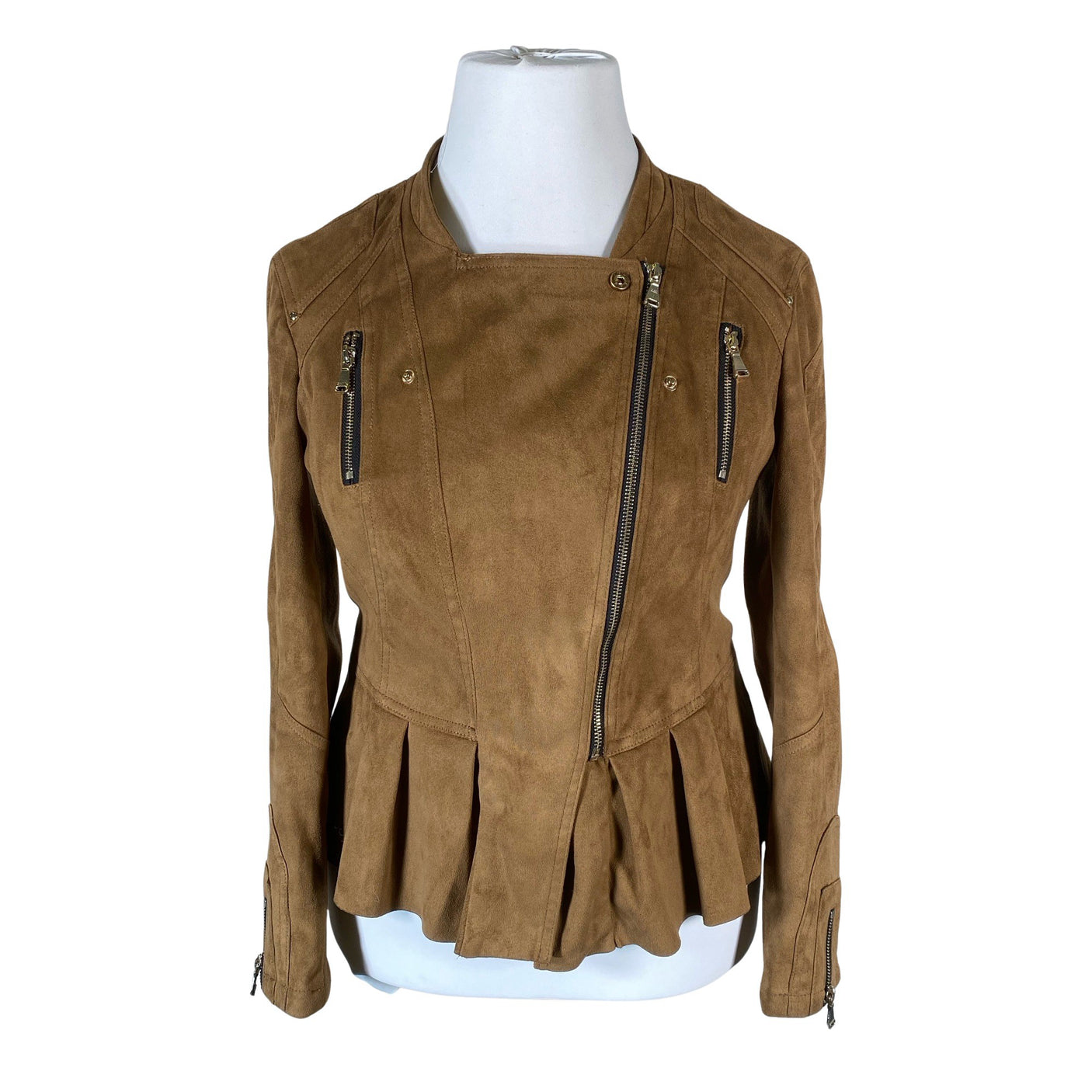 Unisex Guess - Leather jacket, size 42 - Brown (3)