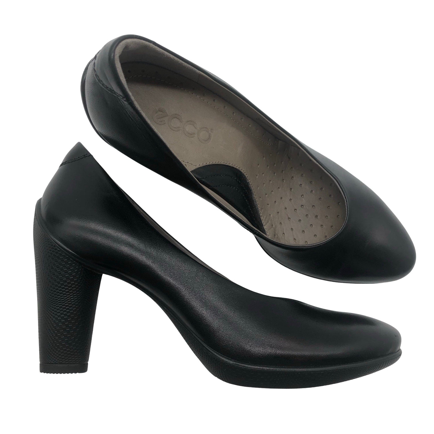 Unisex Ecco - High heels, size 37 - Black (1)