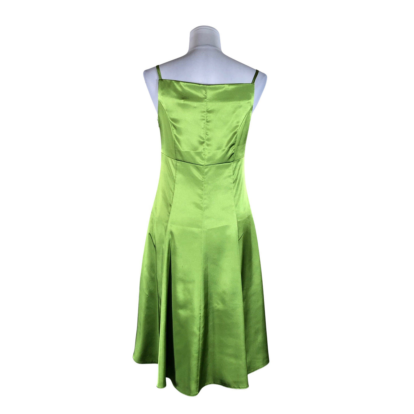 Unisex Your Face - Schiffon dress, size 38 - Green (2)