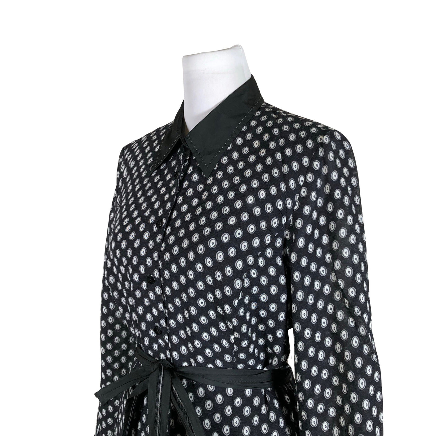 Unisex Ril's - Schiffon dress, size 40 - Black (3)
